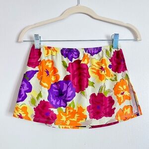 MOTEL XS Dolls Kill Goby Skirt In Tropicana Brights Floral